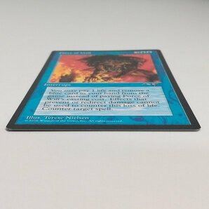 sB363o [人気] MTG 意志の力 Force of Will アライアンス ALL 英語版の画像4