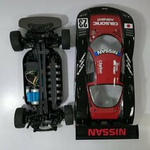 mBM690c [ジャンク] タミヤ 1/10 電動RC TT-01 TYPE-E シャーシ ＋ タミヤ ニッサン R390 GT1 ボディ | ラジコン T_画像2