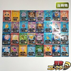 sB523q [当時物] 明治チョコスナック ポケットモンスター ゲットカードまとめ 計32枚 | トレカの画像1