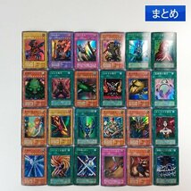 sA022q [まとめ] 遊戯王 初期 キラ 計24枚 メテオ・ドラゴン 炎の剣士 神の宣告 シャドウ・グール シャイン・キャッスル 他_画像1