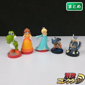 gA384a [動作未確認] amiibo アミーボ ヨッシー デイジー ロゼッタ オトモアイルー オトモガルク 計5点 | ゲーム Xの画像1