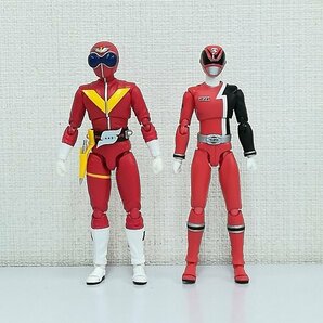 mJ512a [難有] S.H.Figuarts 秘密戦隊ゴレンジャー アカレンジャー 特捜戦隊デカレンジャー デカレッド | スーパー戦隊 Jの画像3