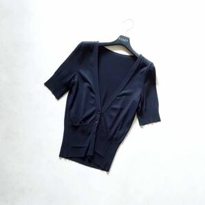 FOXEY NY 40 ブラック Skinny Cardigan フォクシーニューヨーク