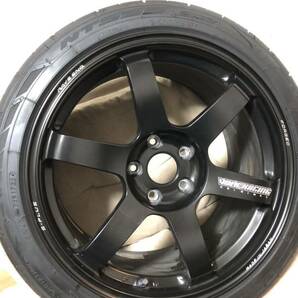 RAYS VOLK RACING TE37 SAGA S-plus 限定モデル レイズ PCD 114.3 タイヤ 245/40R18の画像10