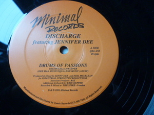 Discharge ft. Jennifer Dee / Drums Of Passions アップリフト TECHNO サウンド 12 試聴