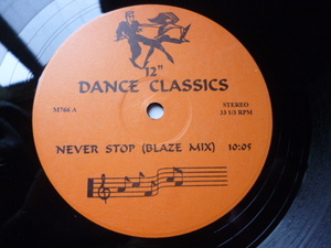 Brand New Heavies / Never Stop 人気のBlaze Remixes　最高グルーヴィ レアDanny Krivit Edit 10分超えMix 12 ft. N'Dea Davenport 試聴