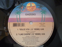 Gazebo / I Like Chopin シュリンク付 8分超えの長尺バージョン 12EP 名曲収録 Masterpiece / Dolce Vita 試聴_画像2