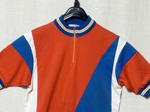 【70s 80s PEARL IZUMI】パールイズミ サイクリングジャージ シャツ 半袖 サイズL ビンテージ 日本製 vintage_画像4