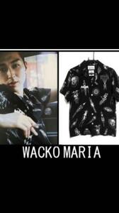 ：美品 ワコマリア×WOLF'S HEAD アロハシャツ M ウルフズヘッド WAKO MARIA 松田翔太着