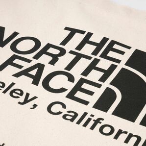 新品 THE NORTH FACE (ザ・ノースフェイス) オーガニックコットントート (NK)ナチュラル×ブラック NM82385 バッグの画像5