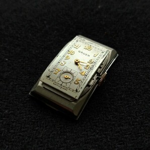 極上品 グリュエン GRUEN アンティーク 腕時計 手巻き ロングケース カーベックス アールデコ 現状の画像7