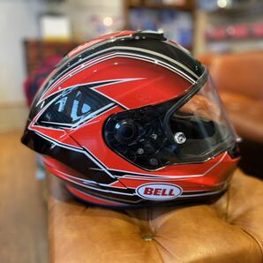 ☆BELL ベル RACE STAR TRITON RED CARBON Lサイズ 赤 黒 白 シルバ カーボン グラデーションフルフェイスヘルメット の画像4