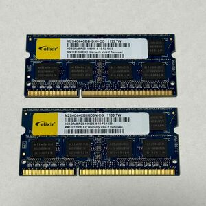 CFD W3N1333Q-4G PC3-10600S/DDR3-1333 204Pin SO-DIMM 8GB(4GB x2)