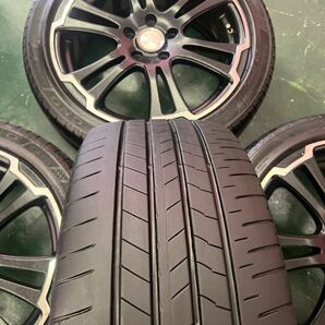 レヴォーグ、インプレッサ、レガシィ等へ 225/45R18 アルミ付き4本セット 格安1円〜売り切りの画像7