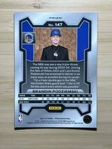 Panini Prizm Warriors Brandin Podziemski RC カード NBA _画像2