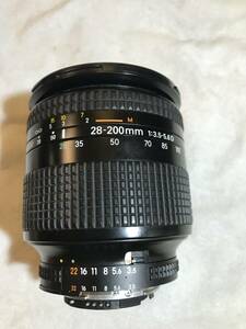 Nikon ニコンAF28-200mm3.5-5.6D 動作品