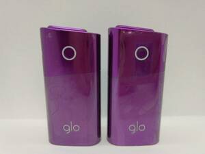 グロー2点セット　glo　series2 mini　加熱式タバコ　Violet　加熱式煙草　本体　箱無し　バイオレット