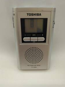 M70 棚21 現状品　TOSHIBA　東芝　TY-SPR3　ポケットラジオ　ポータブルラジオ　携帯ラジオ　4/19