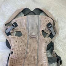 BabyBjorn ベビーキャリアMINI Air パーリーピンク メッシュ_画像7