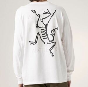 ARC'TERYX アークテリクス Arc Multi Bird Logo LS M Ｓサイズ 白 Ｔシャツ ロンＴ　新品未使用未開封品　ロングスリーブ