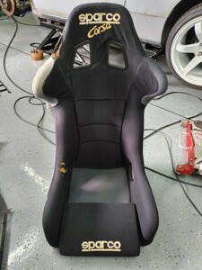 フルバケットSeat SparcoCorsa sparco　フルバケ　当時物　FIA　生地補修前提　写真が全て