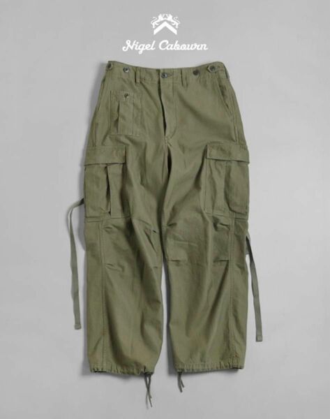 ナイジェルケーボン　ARMY CARGO PANT 34 Green