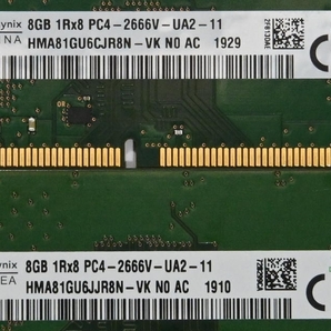 動作保証★メモリー PC4-21300 DDR4-2666 16GB(8GBx2)SKhynix エラー無★029の画像3