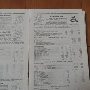 GE真空管規格表・RCA受信管マニュアル、2冊の画像8