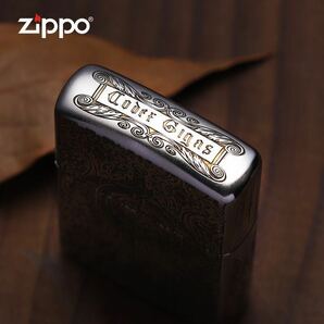 希少 ZIPPO BEAST 剣 喫煙グッズ ジッポー 刻印 オイルライター 真鍮製 新品 ブラックの画像5