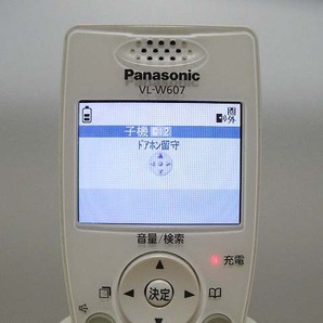 即決 送料込 Panasonic コードレスインターホン子機 VL-W607 通電確認 接続未確認 中古経年品 現状渡しの画像2