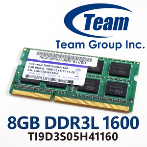 送料無料】 8GB Team Group Inc DDR3L 1600 TI9D3S05H41160☆★