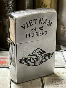 1963 year made Vietnam Zippo -[ the US armed forces empty . insignia ] military that time thing Vintage 