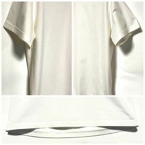 美品 着回し 人気 ルイヴィトン ロゴ エンボス Tシャツ 半袖 立体ロゴ ホワイト Sサイズ 反転 バックラベル メンズ サマー LOUIS VUITTONの画像7