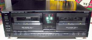 Panasonic RS-D7 Auto Reverse Double Cassette Tape Deck Junk！ SU-Dシリーズ互換 オートリバース ダブル カセットデッキ