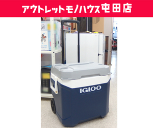 IGLOO Max cold cooler-box 58L 62Q caster * Carry steering wheel attaching keep cool Cart cooler,air conditioner BOXi glue Sapporo city north district . rice field 