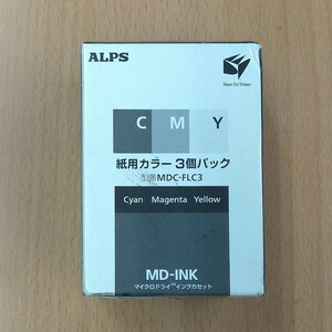 ALPS アルプス電気 インクリボン MDC-FLC3 紙用カラー3個パック