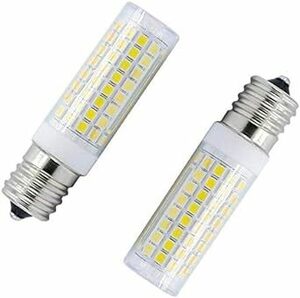 LTYY E17 口金,8W 800LM,80Wハロゲンランプ相当,口金直径17mm,E17 LED 電球,AC110V,昼白色6