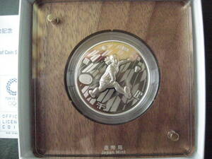 【特価品！　純銀３１．１ｇ　２０２０年　東京オリンピック１０００円銀貨　バドミントン　未使用完全品】