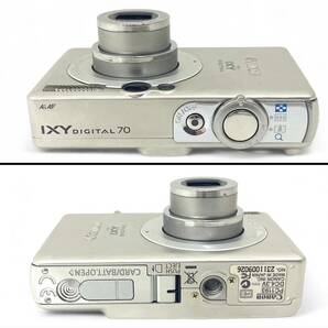 4M2★シャッターOK★ Canon キャノン IXY DIGITAL 70 コンパクトデジタルカメラ (PC1193) シルバーの画像5