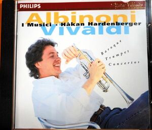 CD　PHILIPS　独・輸入盤　☆　バロック・トランペット協奏曲集　☆　ホーカン・ハーデンベルガー（トランペット）　　イ・ムジチ合奏団