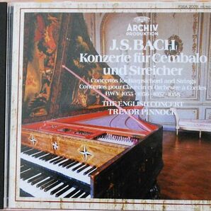 CD ARCHIV 初期・国内盤 ☆ J.S.バッハ：チェンバロ協奏曲集 BWV1055～1058 ☆ トレヴァー・ピノック／イングリッシュ・コンサートの画像1