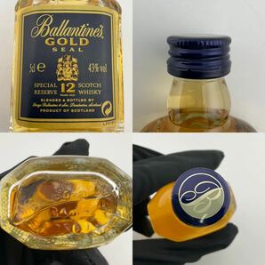 古酒 ミニボトル5本セット SUNTORY WHISKY サントリー 360ml ニッカ ウイスキー famous grouse Ballantines GOLD SEAL 未開栓(k5807-y242)の画像4