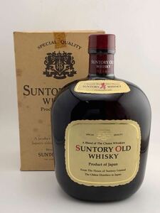 未開栓 古酒 SUNTORY WHISKY OLD サントリー ウイスキー オールド 寿 750ml アルコール43% コレクション 箱付き [k8237-y220]