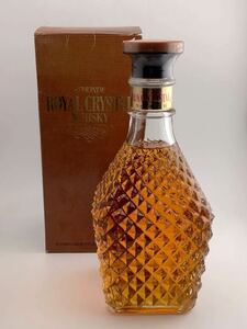 未開栓 古酒 ウイスキー MONDE ROYAL CRYSTAL WHISKY モンデ ローヤル クリスタル 1級 720ml アルコール40度 箱付き [k8240-y220]