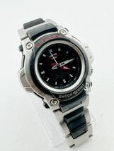 CASIO G-SHOCK MTG-100 ステンレス QZ カシオ アナログデイト メンズ腕時計【k3238】_画像1