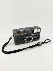 フジ ポケットフジカ４５０フラシュ コンパクトフィルムカメラ FUJINON WIDE 20mm ブラックボディ(k5713-y219)