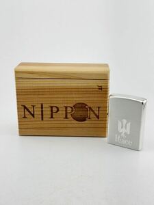 ZIPPO ジッポ PEACE デザイン JT懸賞品 木箱付き 喫煙具 MADE IN USA シルバー 着火未確認 火花確認済み【k3330-n145】