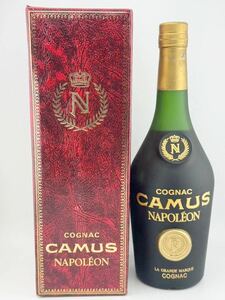 未開栓 COGNAC CAMUS NAPOLEON カミュ ナポレオン ブランデー コニャック 古酒 箱付き【k3346-T21】