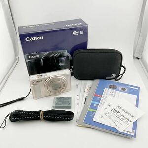 CANON キヤノン PowerShot SX620 HS ホワイトコンパクトデジタルカメラ CANON ZOOM LENS 25×15 4.5-112.5mm 1:3.2-6.6 箱付 (k5649-y191)