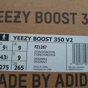 新品 国内 27.5 本物 9.5 adidas ORIGINALS Yeezy Boost 350 V2 FZ1267 イージー ye ブースト Zyon ザイオン の画像2